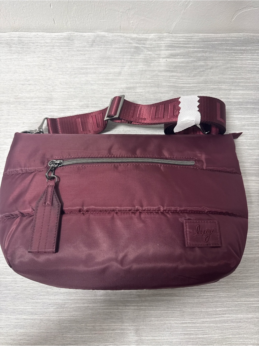 lug Moonwalk Maroon Crossbody Bag